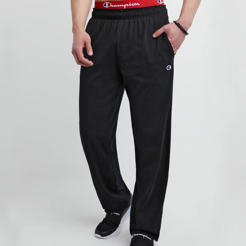 Champion Black Stretchy Athletic Jogger Pants‎ Medium